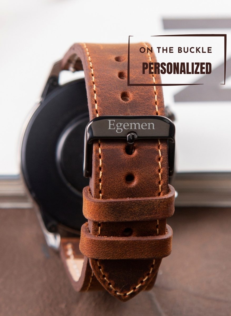 Apple Watch Crazy Leather Strap - Tan