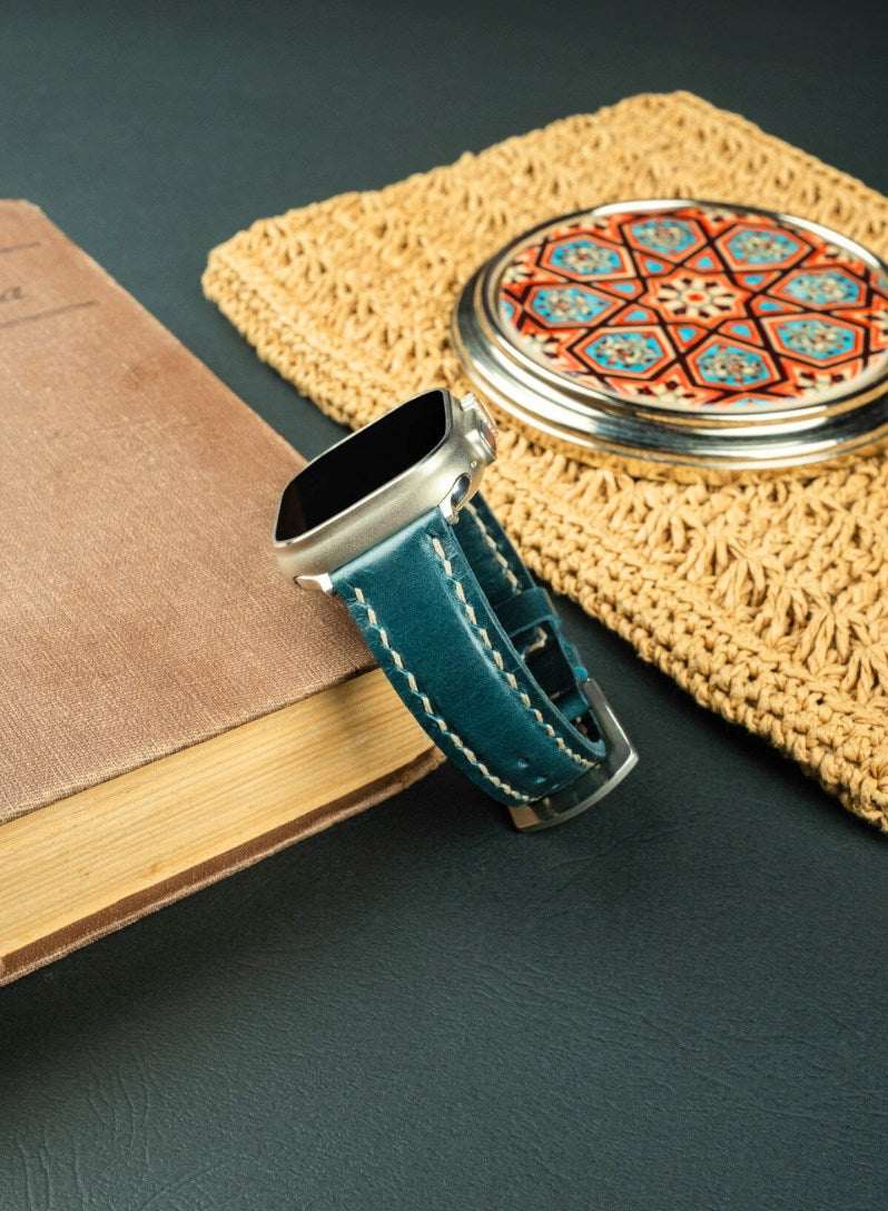 Apple Watch Zuvart Leather Strap - Oil