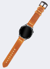 Musap Genuine Leather Apple Watch Strap - Camel